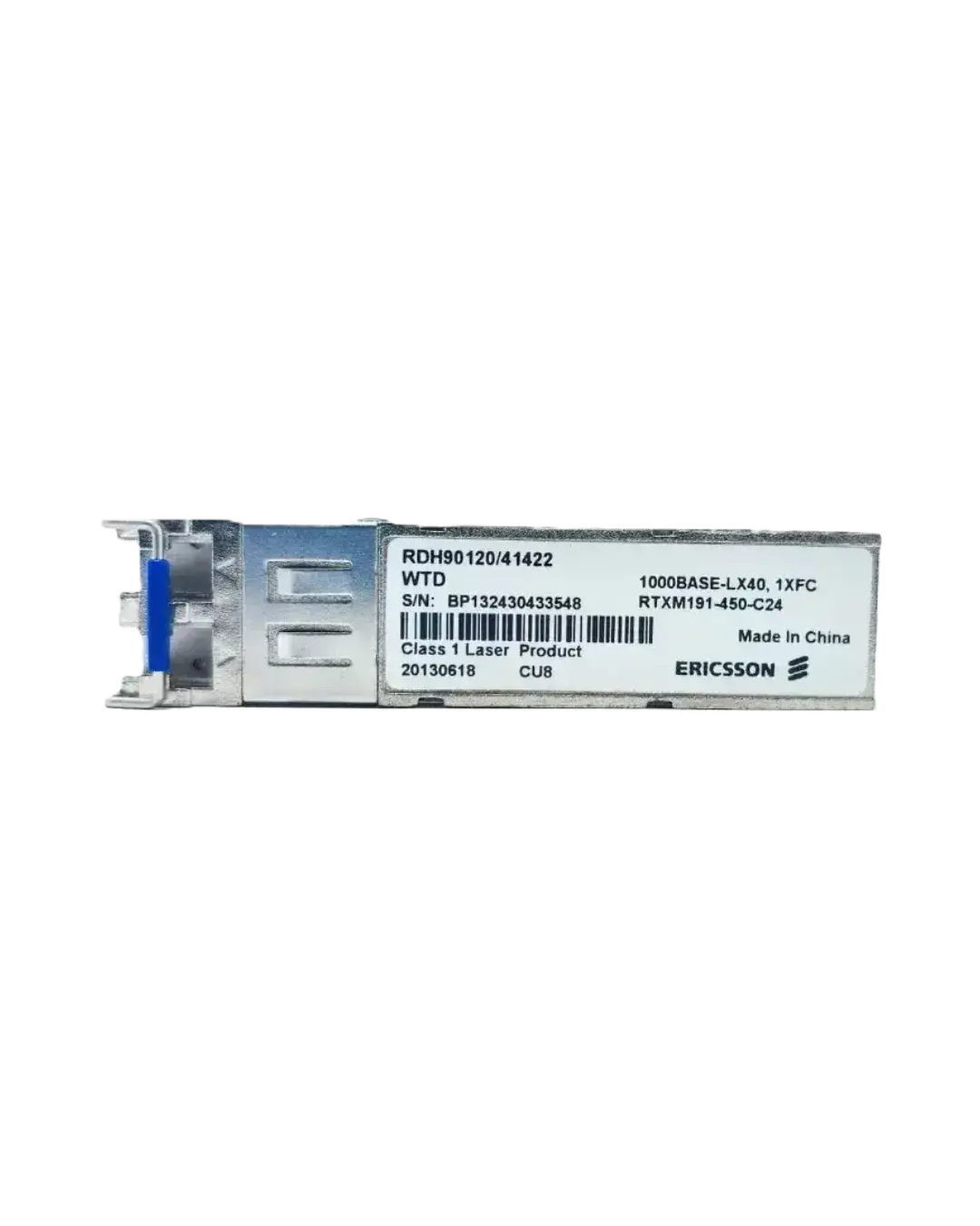 TRANSCEPTOR SFP COMPATIBLE 1000BASE-ZX MONOMODO 1550NM 80KM LC DOM RDH90120/41422