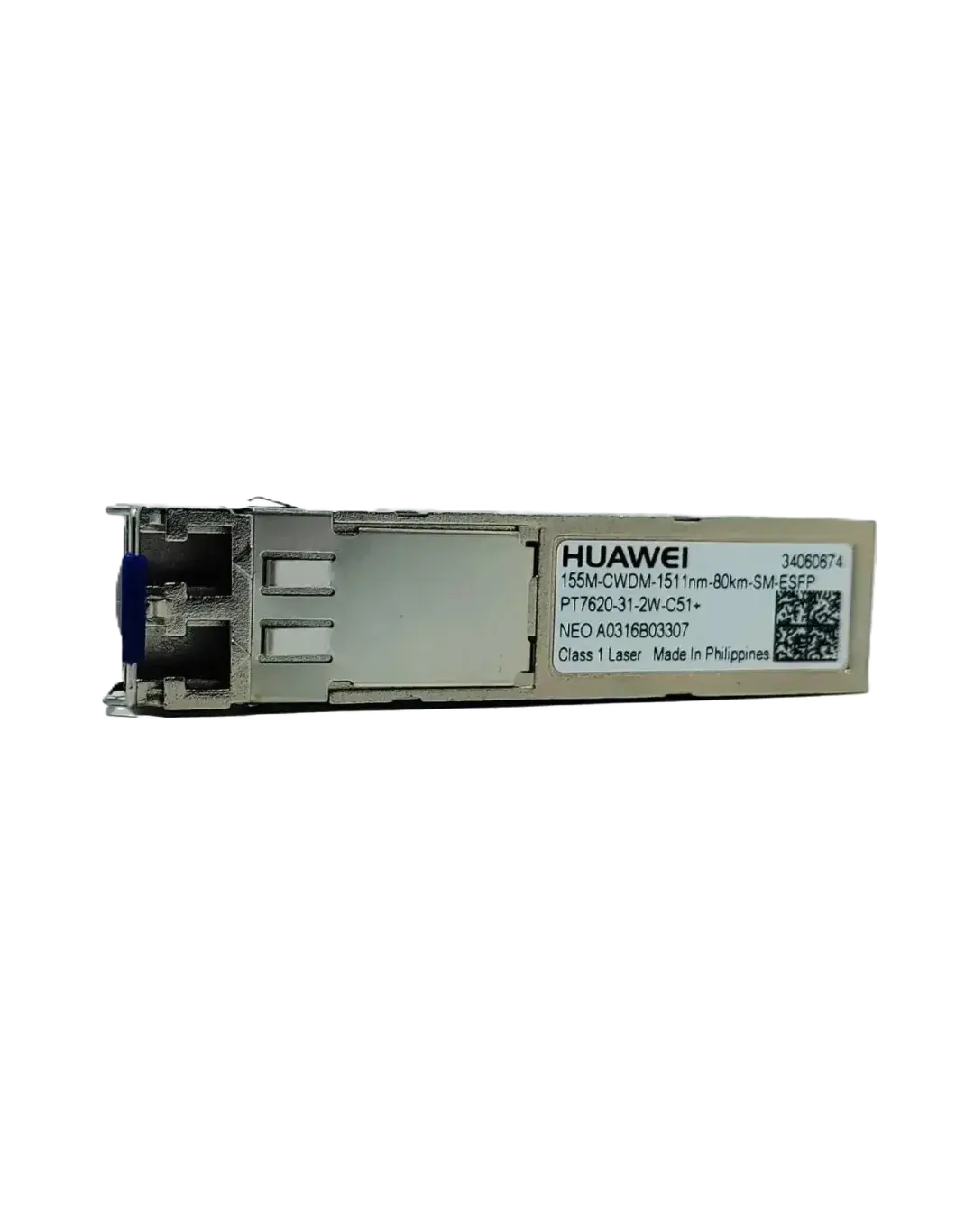 TRANSCEPTOR ESFP 155MBPS MONOMODO 1550NM 80KM PT7620-31-2W
