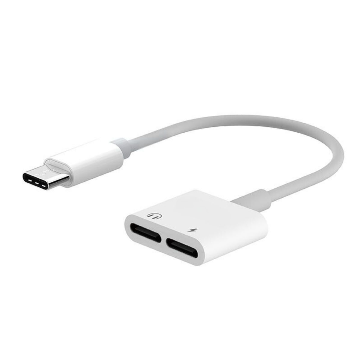 2 IN 1 UNIVERSAL TYPE-C AUDIO CHARGING CABLE ADAPTER
FOR TYPE-C INTERFACE / INTERFACE AUDIO ADAPTADOR UNIVERSAL  TIPO C 2 EN 1 DOBLE JACK DE CARGA BE-BZ06