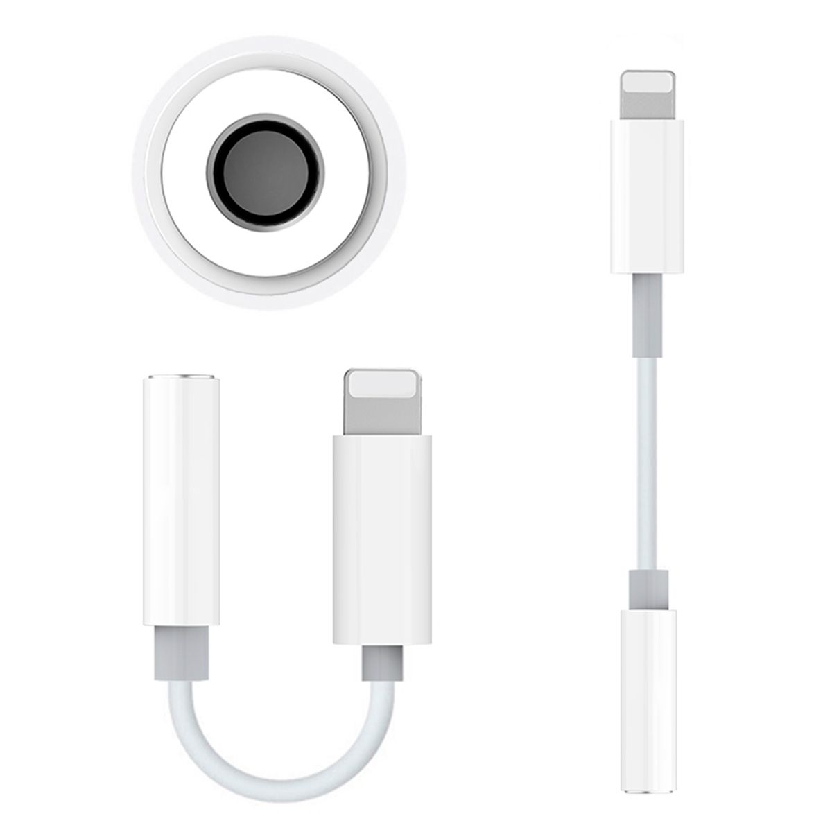 ADAPTADOR LIGHTNING A JACK 3.5MM PARA IPHONE - CONECTOR DE AUDIO BE-BZ01