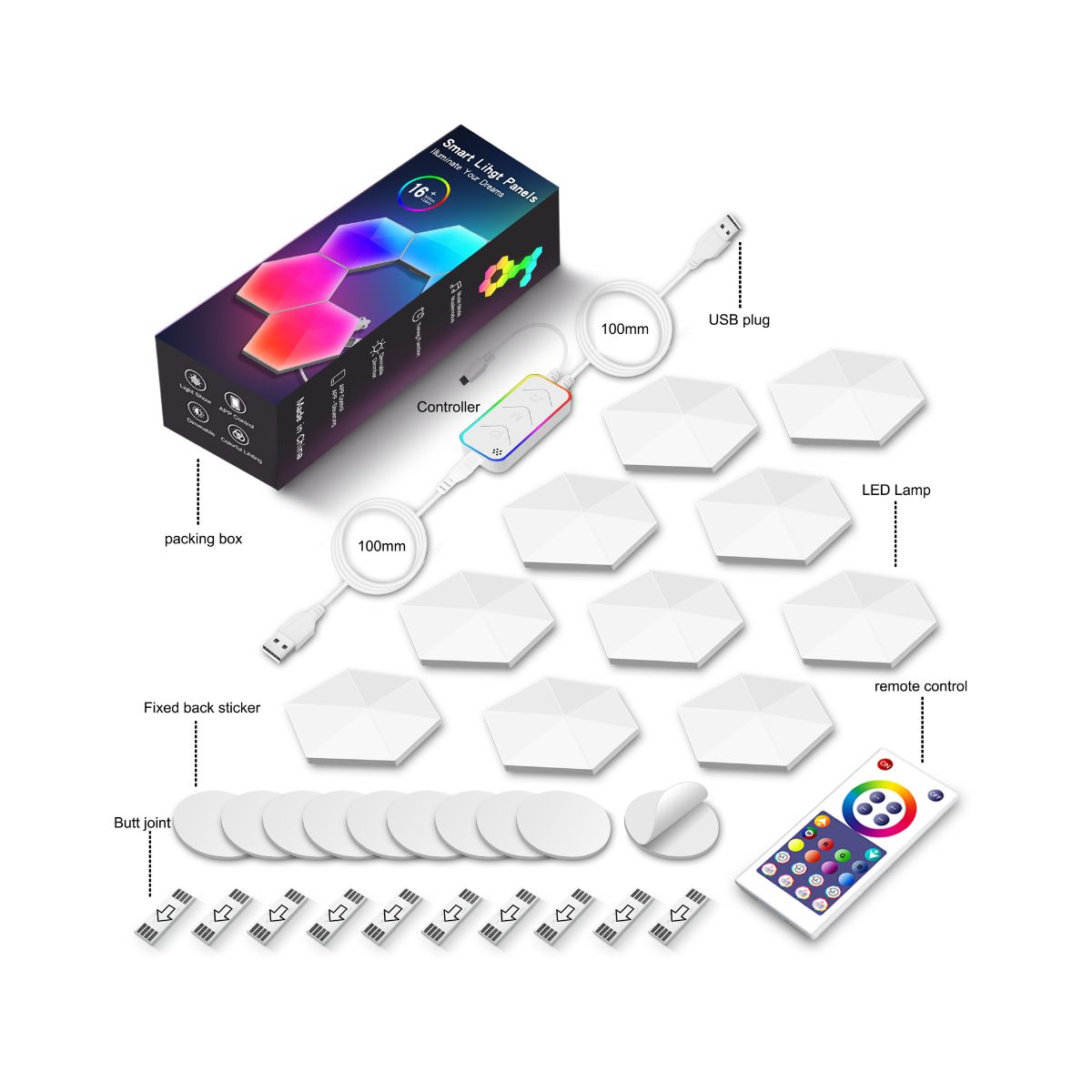 PANEL DE LUCES LED QG10