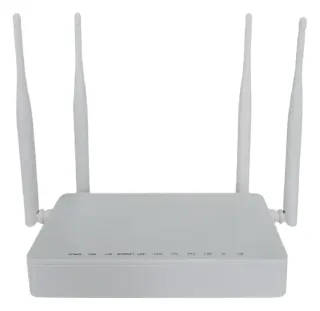 ONT GPON WIFI 5 AC1200 2 Puertos Gigabit Puerto Voz Pots 4 Antenas