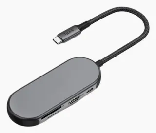 BE-HUB2 Hub Multipuertos 7-1 1HDMI, 3USB, 1SD, 1TF, 1USB-C