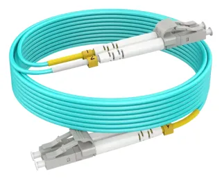 Cable Fibra Óptica Multimodo OM4 Dúplex LC LC 2M - Patch Cord 40G/100G