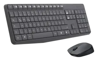 Combo Teclado y Mouse Inalámbrios MK235 Logitech Gris