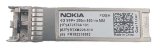 Transceptor SFP+ 6.144GBPS Multimodo 850NM LC Obsai/Cpri RTXM228-610