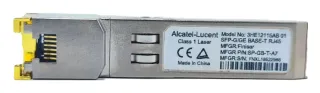 Transceptor SFP Cobre 10/100/1000BASE-TX RJ-45 Taa Comercial 0 a 70°C 3HE12115AB-C