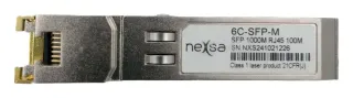 Transceptor SFP Cobre 1.25GB/S RJ-45 100M Gigabit Ethernet 6C-SFP-M