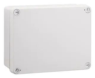 2 Caja de Derivación Plástica Gris 22X17X9 CM Dexson DXN502DG – Schneider Electric IP55