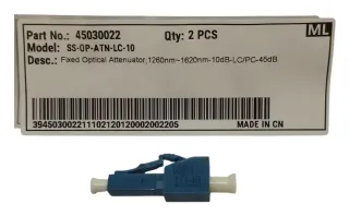 Atenuador Óptico Fijo LC/PC 10DB Monomodo SS-OP-ATN-LC-10 NX-ATN-LC-10
