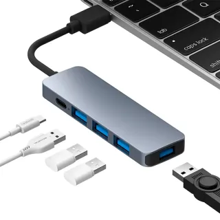 BE-BZ09 Adaptador 5IN1 USB Hub / Hub Multipuertos Puertos Usb-c