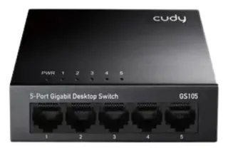 Switch de Escritorio 5 Puertos Gigabit 10/100/1000MBPS NO Administrable - GS105