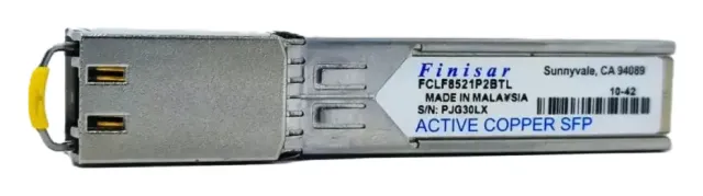 Transceptor SFP Cobre 1000BASE-T RJ45 Rohs Rango Industrial FCLF8521P2BTL