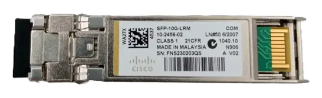 Transceiver SFP+ 10GBASE-LRM 1310NM Mmf/Smf 220M/300M LC Dúplex
