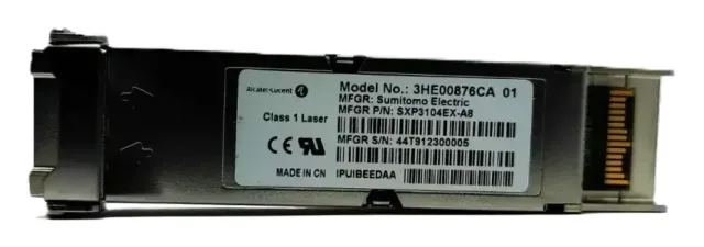 Transceptor XFP 10GBASE-ER Monomodo 1550NM 40KM LC DOM Comercial 3HE00876CA