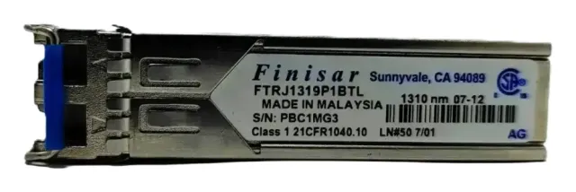 Transceptor SFP Óptico 1310NM 2GB/S Rango Industrial Fibra Monomodo FTRJ1319P1BTL
