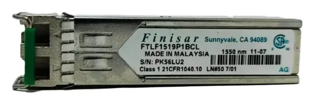 Transceptor SFP Óptico 1550NM Dfb 2GB/S Largo Alcance 80KM FTLF1519P1BCL
