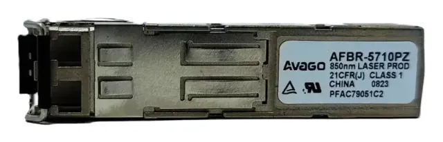 Transceptor SFP Óptico Multimodo 1.25GBD Gigabit Ethernet LC Bail Temp Extendida AFBR-5710PZ