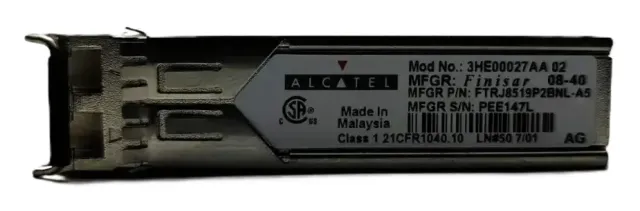 Transceptor SFP 1000BASE-SX 850NM 550M LC Multimodo DOM 3HE00027AA-C