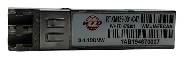 Transceptor SFP Industrial 155MBD Sonet OC-3 STM-1 Monomodo 1310NM DDM -40/85°C 1AB194670007 Wtd