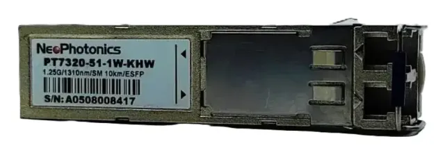 Transceptor SFP 1.25GBPS Monomodo 1310NM LC 10KM PT7320-51-1W-KHW