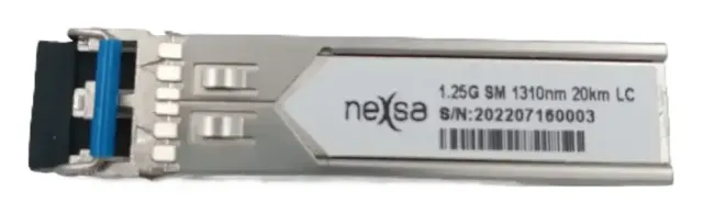 Transceptor SFP 1.25GBPS Monomodo 1310NM LC 20KM S-31DLC20D