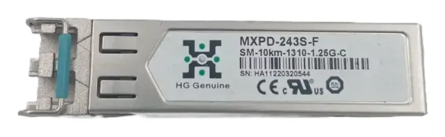 Transceptor SFP 1.25GBPS Monomodo 1310NM LC DDM 10KM MXPD-243S-F