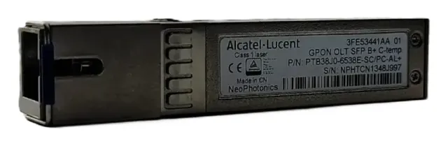 Transceptor SFP GPON OLT Clase B+ TX1490/RX1310 20KM SC 3FE53441AA