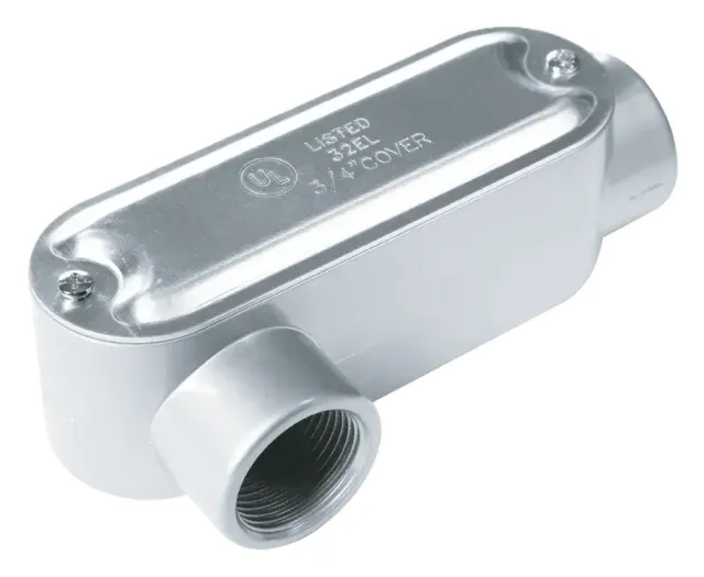 Caja Condulet Tipo LR 3/4" Aluminio Certificación UL