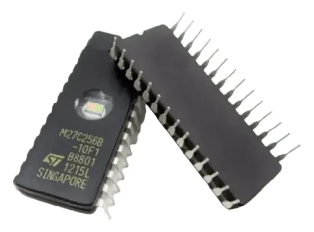Memoria Eprom UV 256 Kbit 32K X 8 Bits Dip Ceramico 28 Pines 120NS AM27C256-120DC