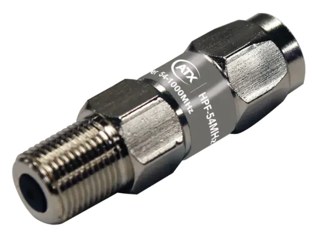 Filtro Paso Alto HP - Rechazo Sub-banda 5-1000 Mhz para Catv/Internet
