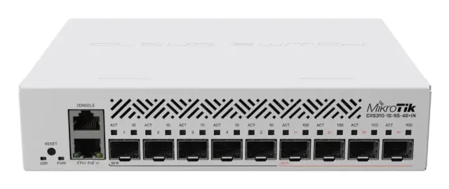 Switch Cloud Router 4 Puertos 10G SFP+ y 5 SFP 1G CRS310