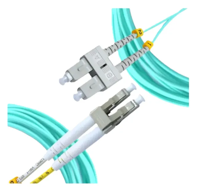 Patch Cord Fibra Optica Multimodo OM3 Duplex Sc-pc a Lc-pc 3M