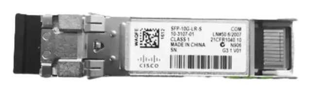 Transceiver Cisco 10GB SFP+ 10GBASE-LR-SFP Monomodo 1310NM