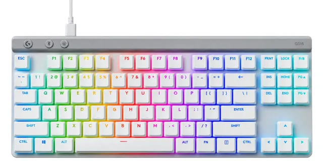 Teclado Gamer Logitech G515 Tkl Mecánico de Perfil Bajo Rgb Lightsync