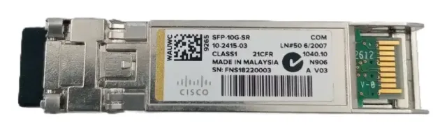 Transceptor SFP+ 10GBASE-SR Multimodo 850NM 300M LC SFP-10G-SR