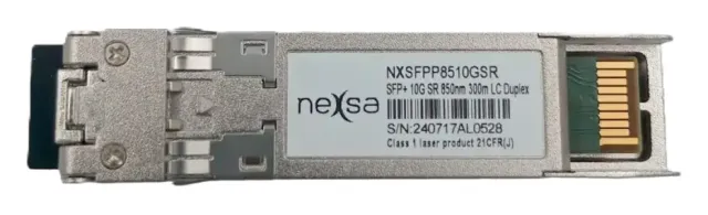 Transceptor SFP+ 10GBASE-SR 10G 850NM 300M LC Multimodo DDM NXSFPP8510GSR
